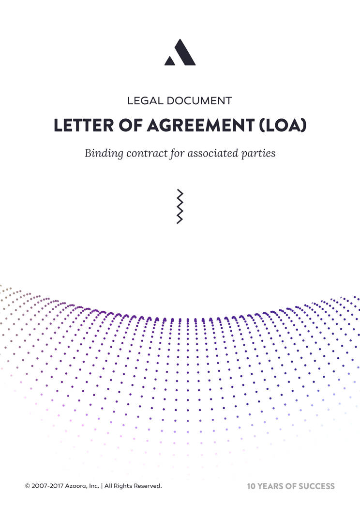 Letter Of Agreement Cover