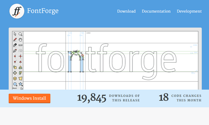FontForge – Open Source Font Editor
