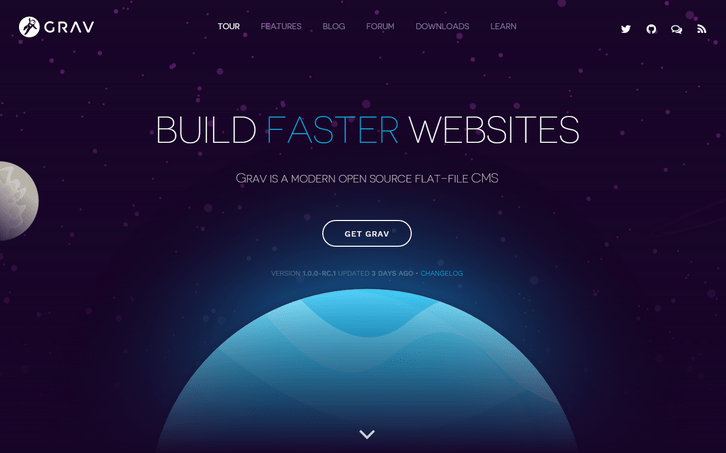Grav – Open Source Modern Flat-File CMS