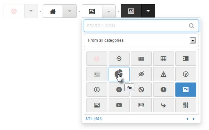 Elegant Font Icon Picker jQuery Plugin