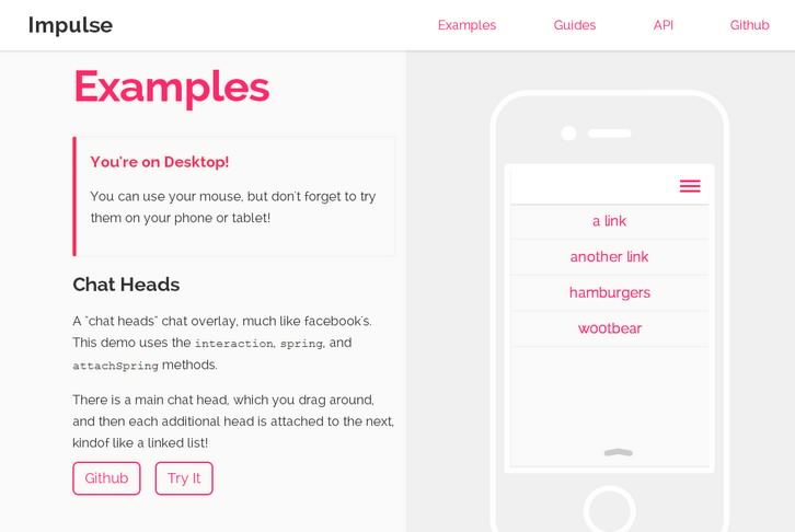 Build Dynamic Physics Interactions with Impulse jQuery
