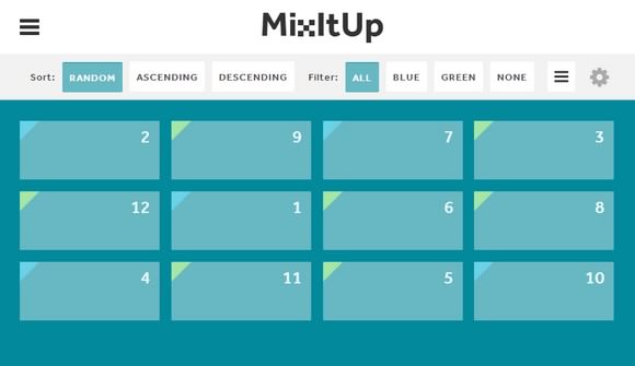 Animated Filtering & Sorting with MixItUp jQuery Plugin