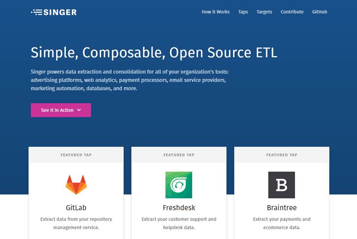 Singer – Simple, Composable, Open Source ETL