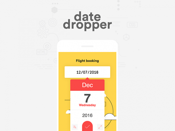 Datedropper v3.0 – A powerful jQuery UI datepicker