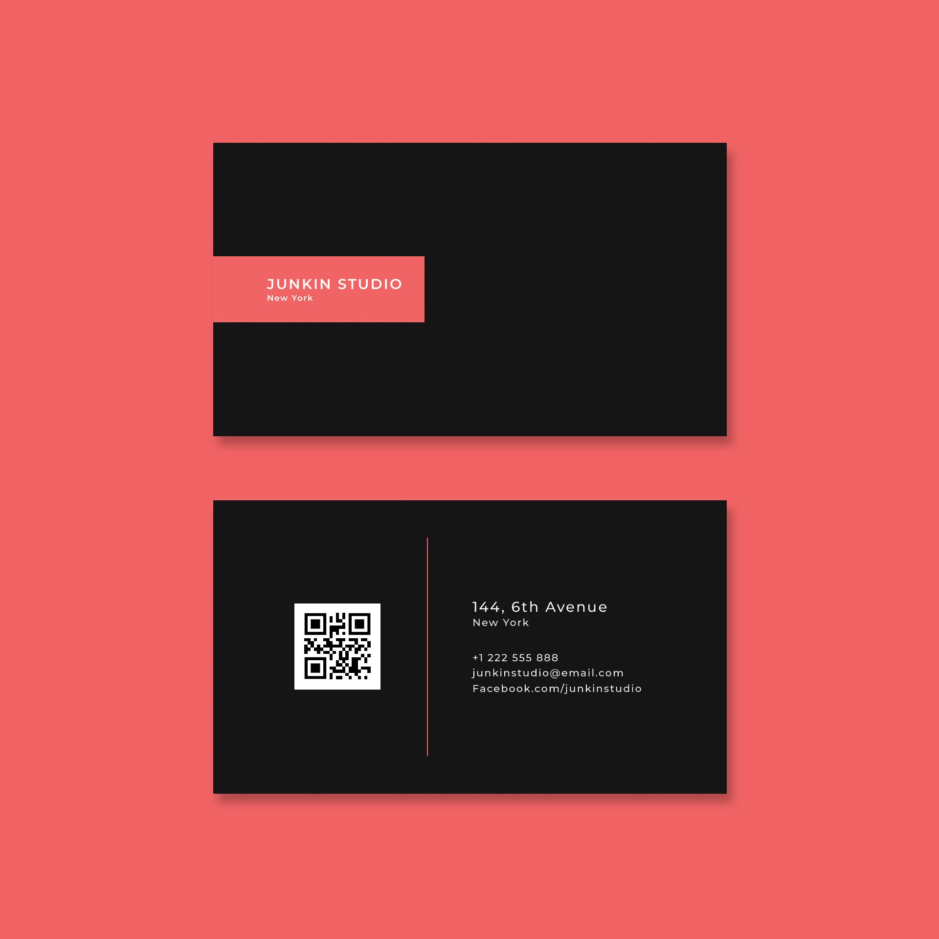 Visiting Card Mock-up Free