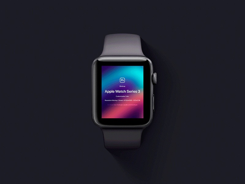 Apple Watch Series 3 2018 5K Mockups