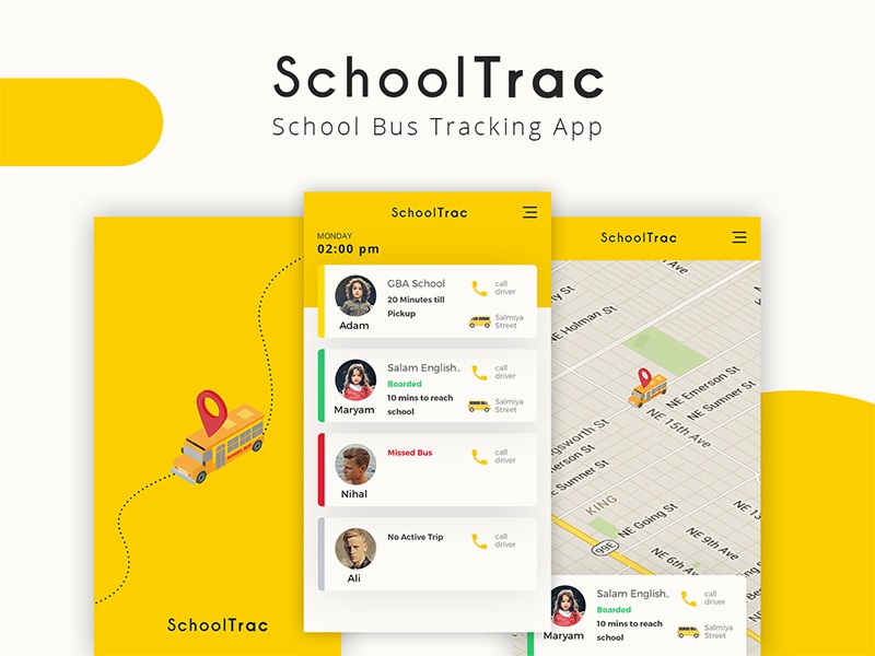 SchoolTrac: School Bus Tracking App