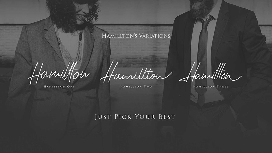 Hamillton Signature: Demo Font