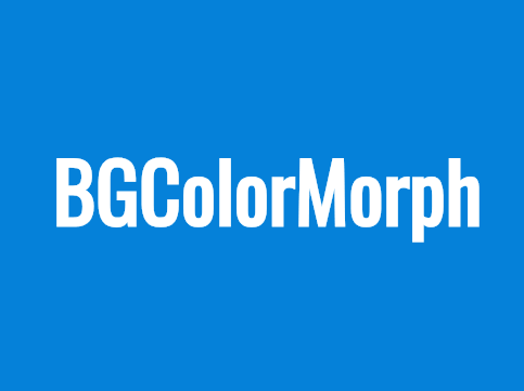 Background Color Morph: Transition Between Background Colors On Scroll