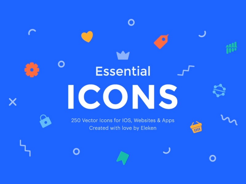 250+ Free Essential Vector Icons