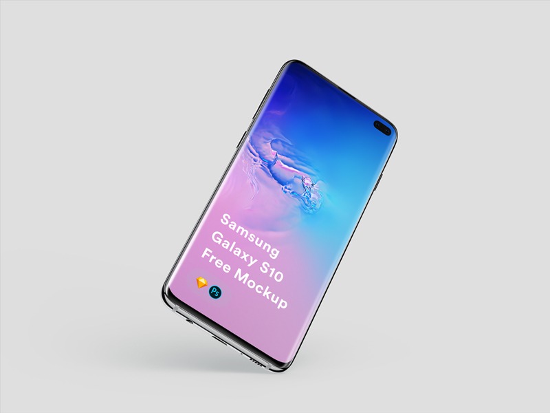 Samsung Galaxy S10 Mockup for Sketch