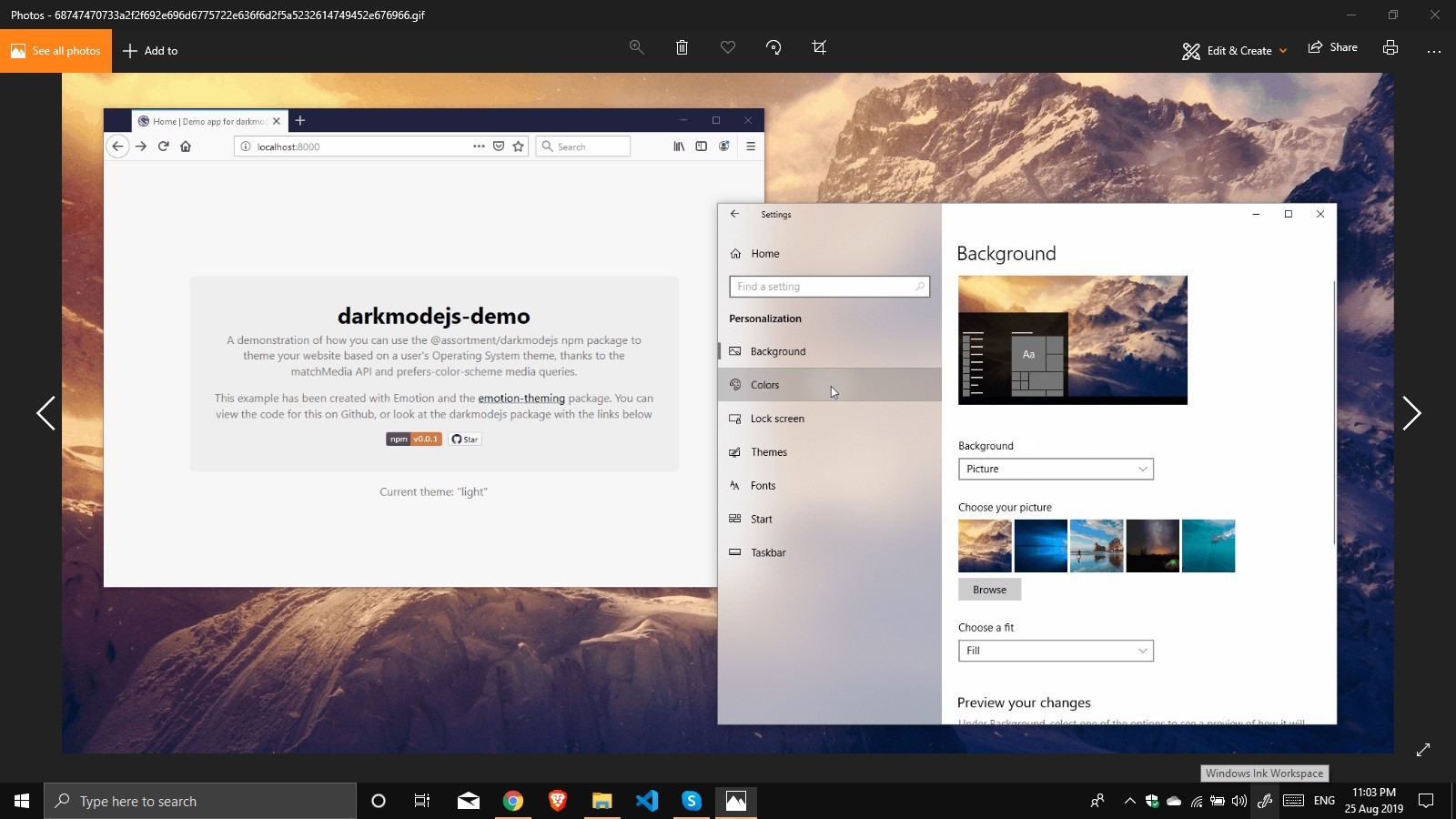 Darkmodejs: Utility package for managing Dark Mode on the Web