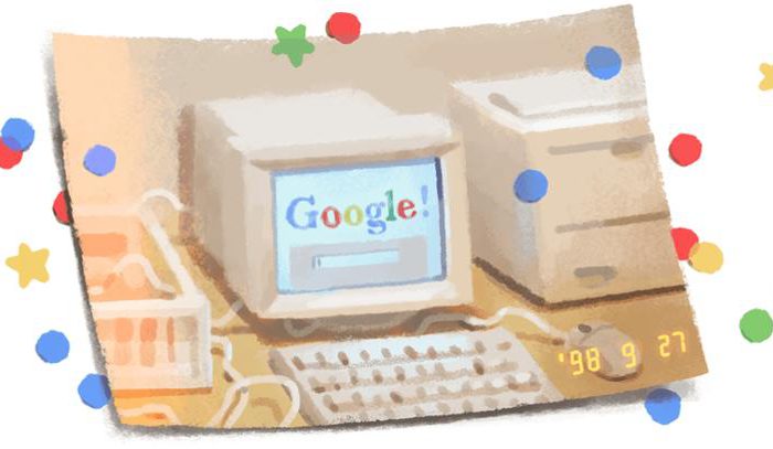 Happy Birthday Google: Celebrating its 21st birthday with a special Doodle.