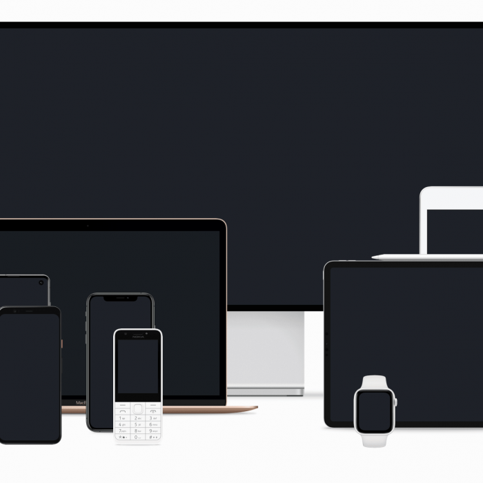 Devices: Sketch mockups of popular devices