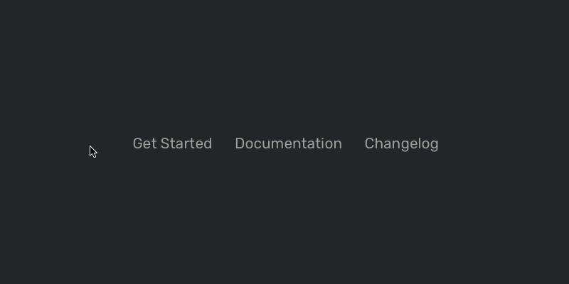 Directional link effects with CSS variables