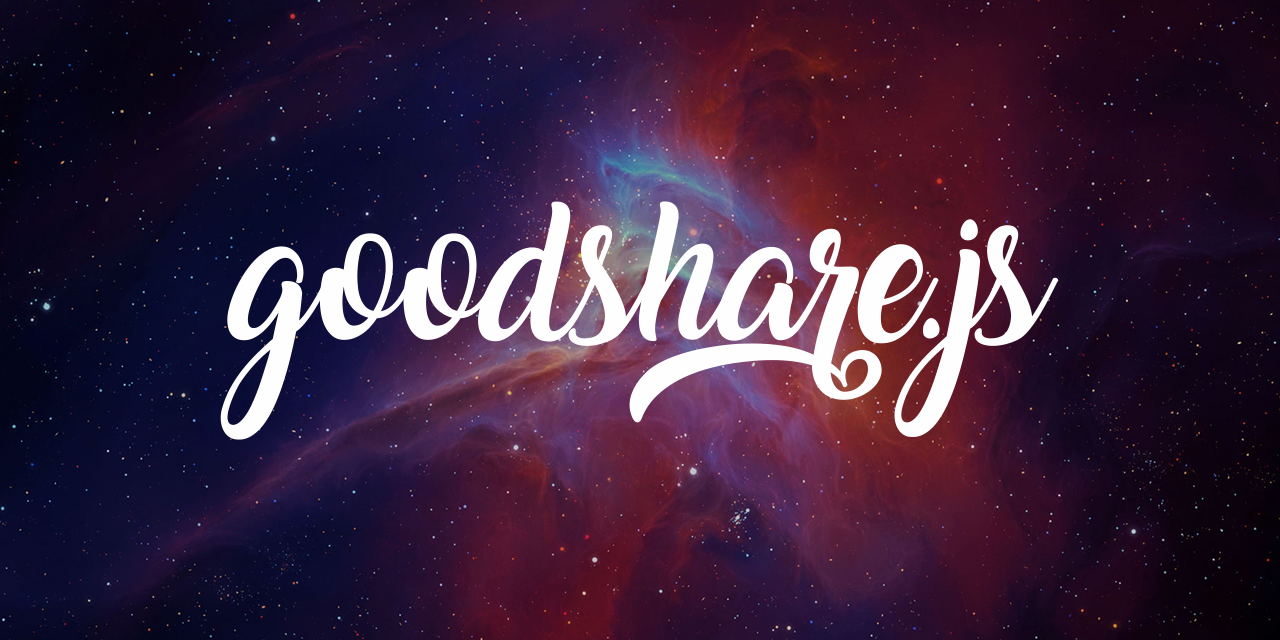 goodshare.js: jQuery Social Share Plugin