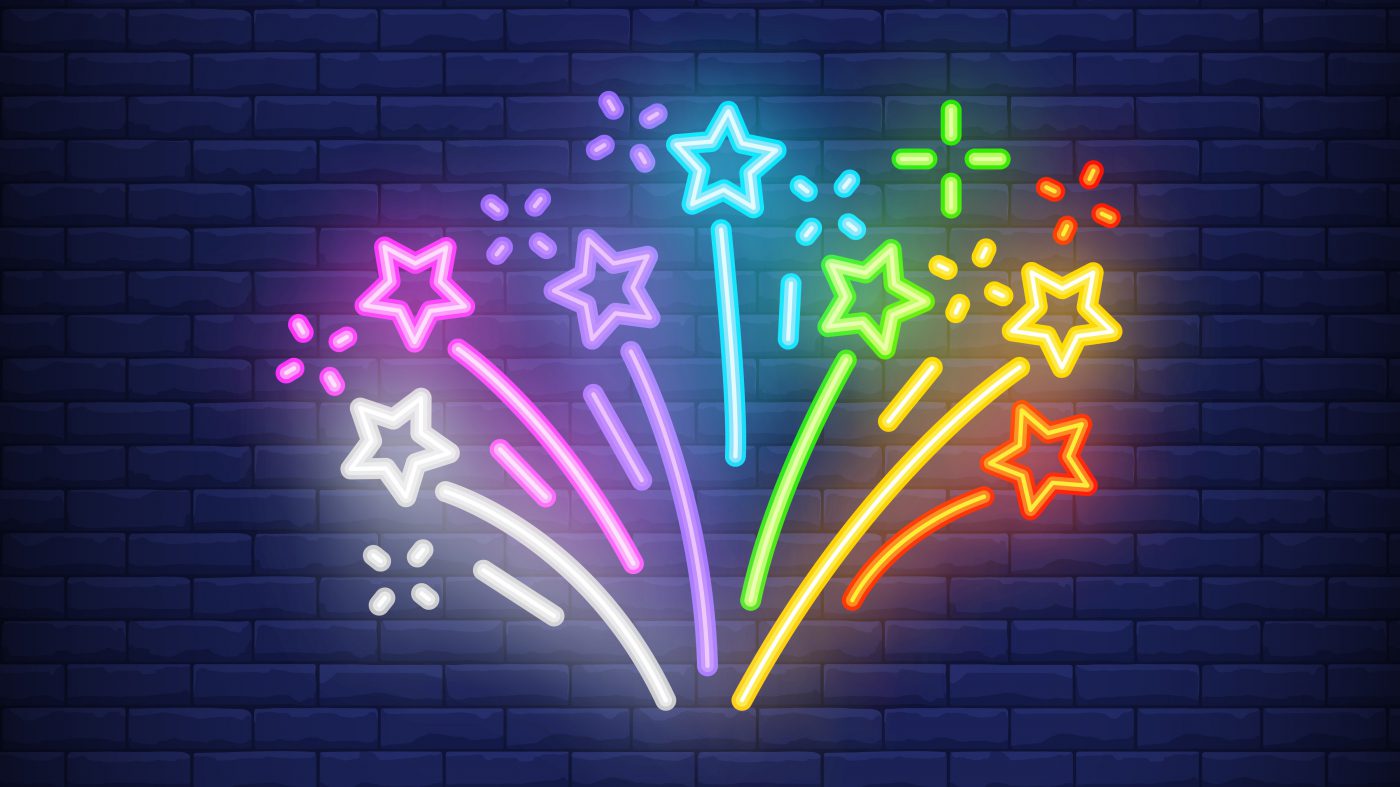 Use of Neon Colors in Web Design to attract a User’s Attention