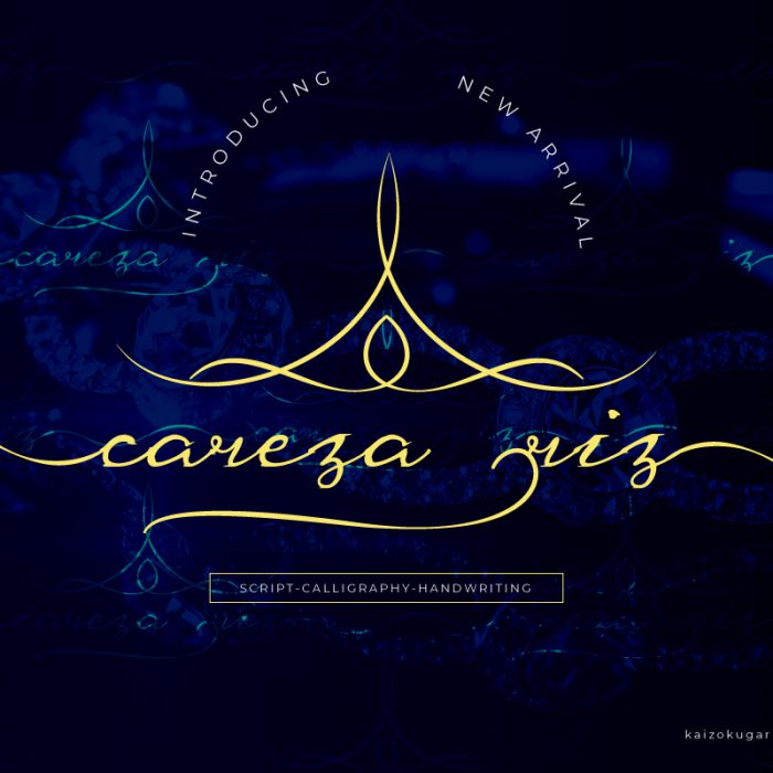 Careza Riz: Free Script Font