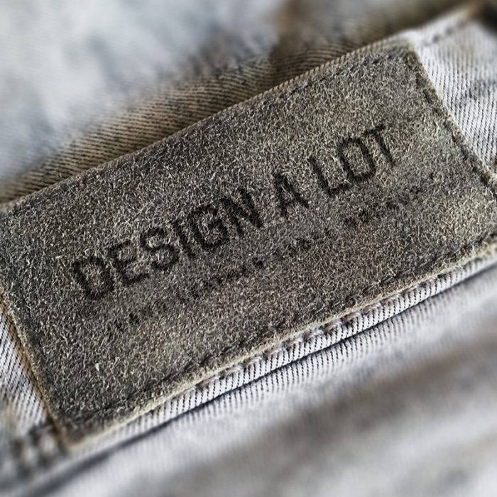 Jeans Label Free Mockup for Adobe Photoshop