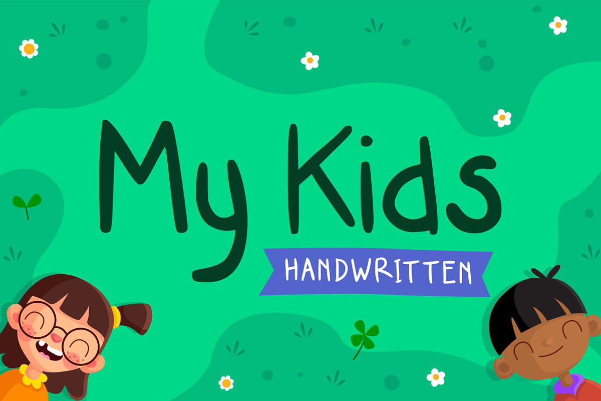 My Kids Handwritten Font