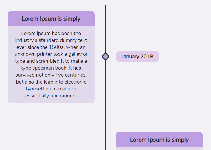 Responsive Vertical Timeline In Pure CSS