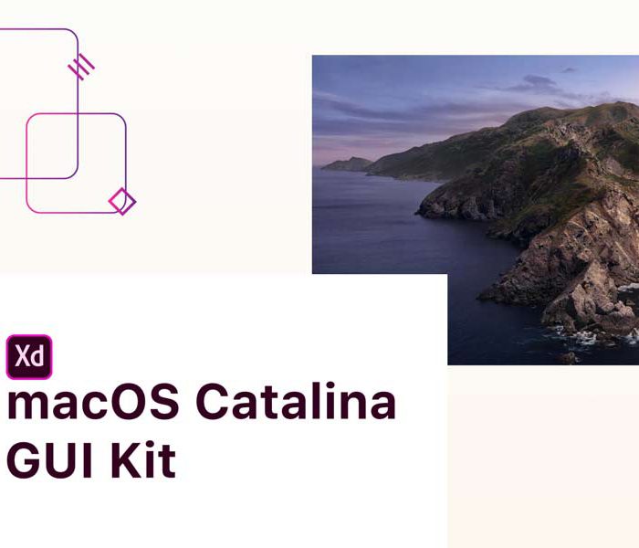 macOS Catalina Free GUI for Adobe XD
