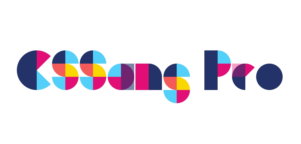 CSSans Pro: Generate Geometric Art Text
