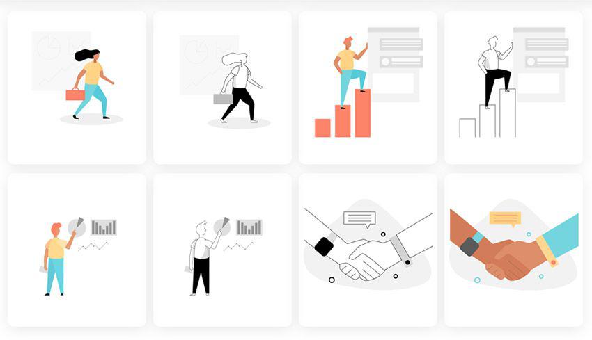 10 Websites for Completely Free Illustration Templates to Download