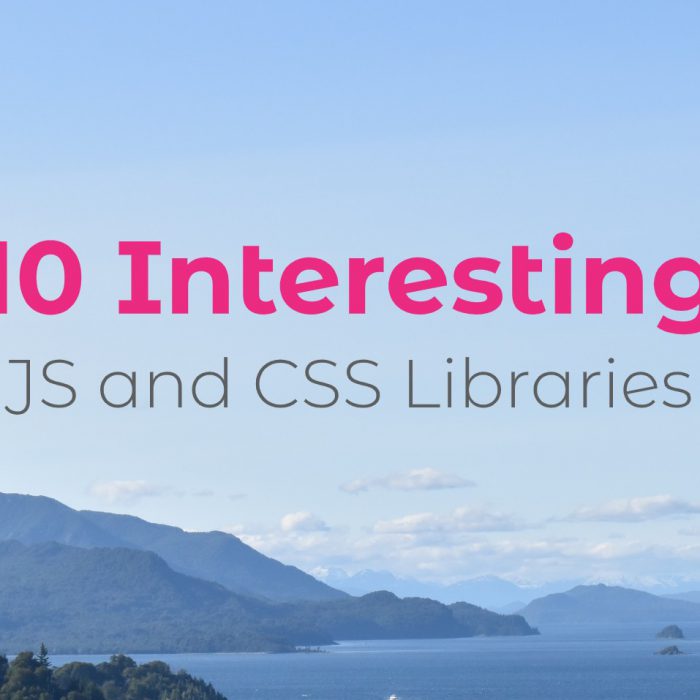 10 Interesting JS and CSS Libraries for April 2020