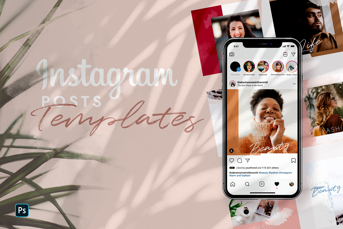 10 Instagram Post Templates