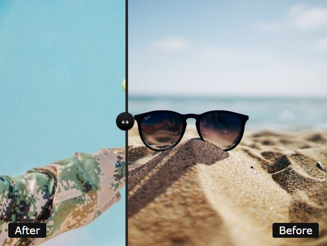 before-effect-slider.js: Customizable Image Comparison Plugin For Web