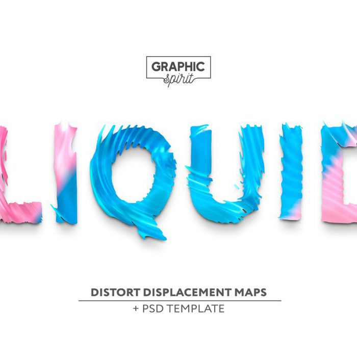 Free Liquid Displacement Maps