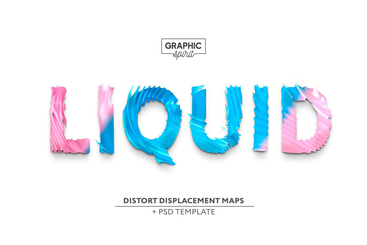 Free Liquid Displacement Maps
