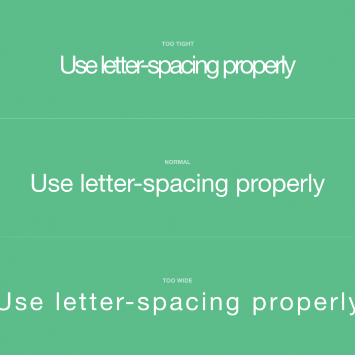 Letter Spacing: A Guide for Web Designer’s
