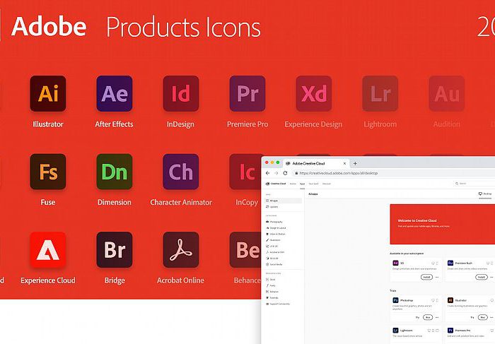 Adobe Tools Icons for Adobe XD Free