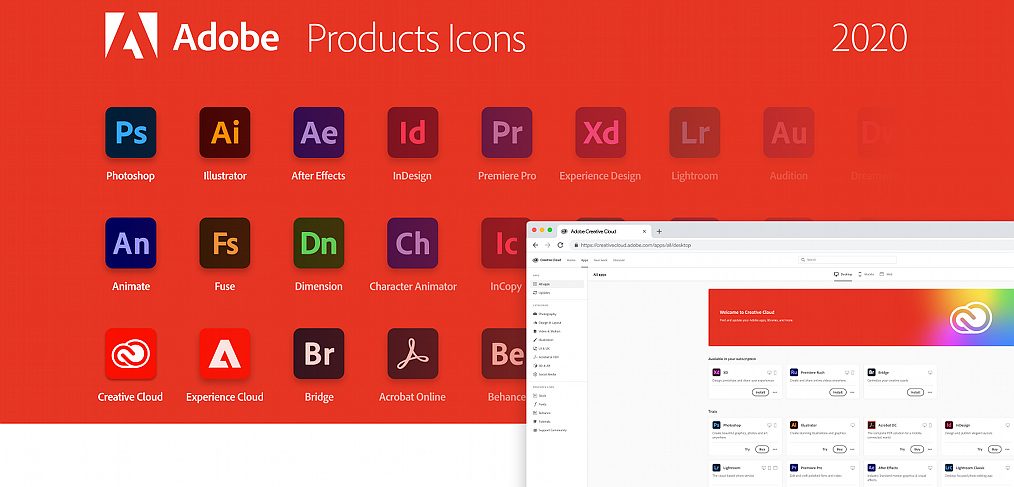 Adobe Tools Icons for Adobe XD Free