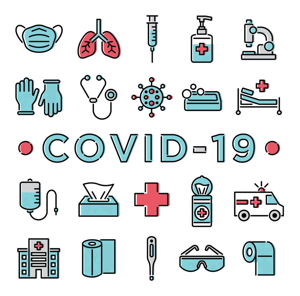Covid-19 Icon Set for Free