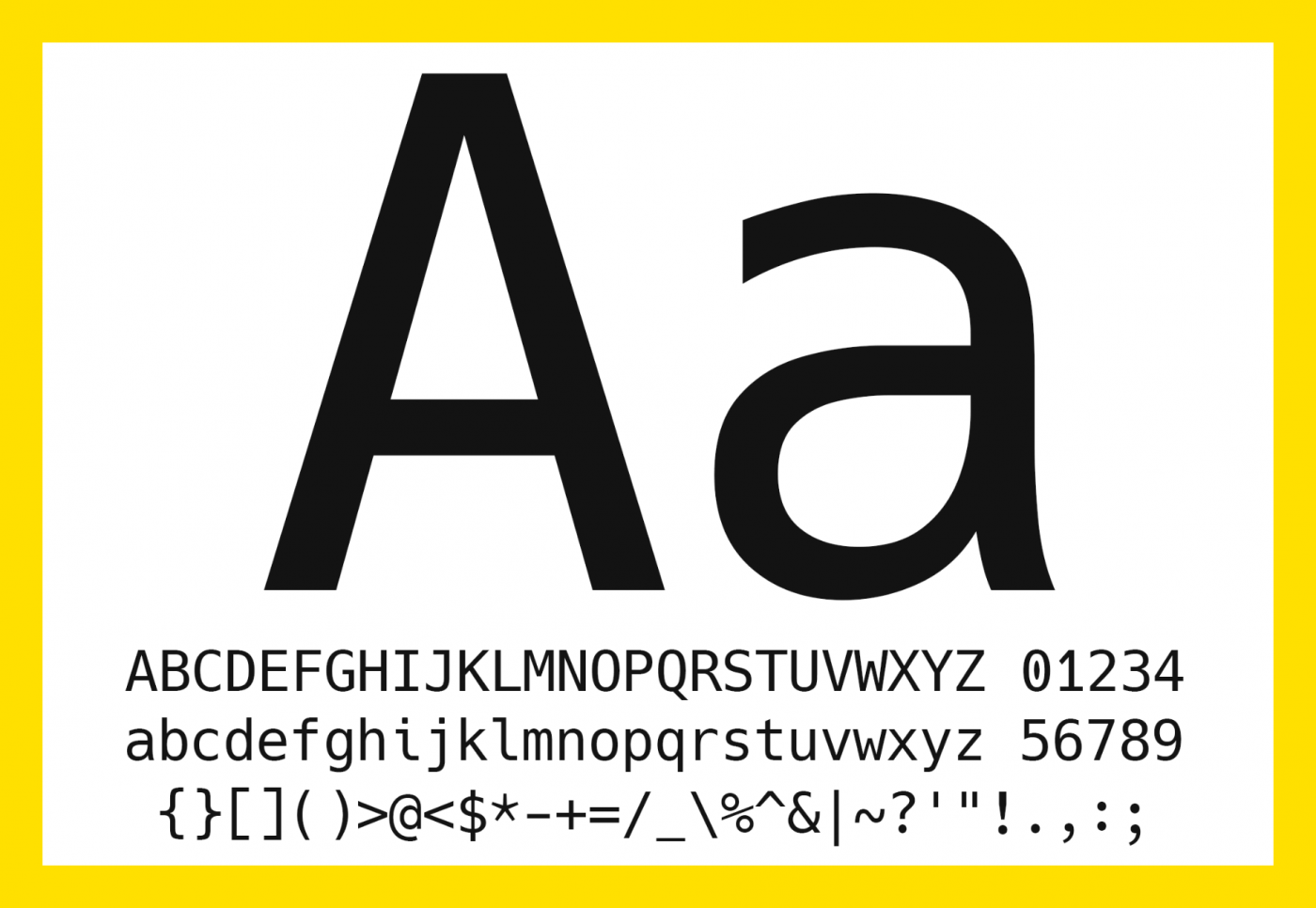 Hack: A Typeface Designed for Source Code