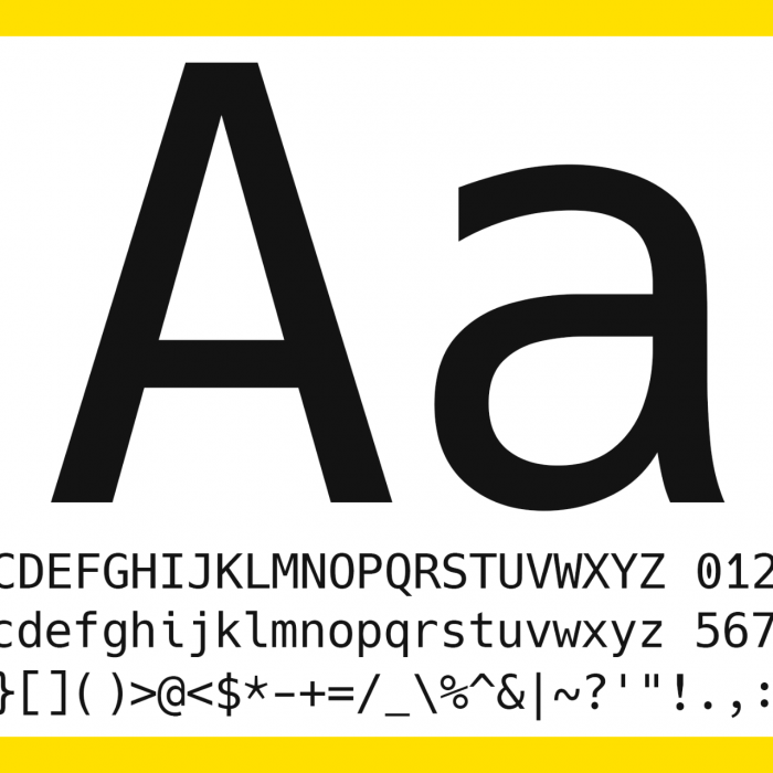 Hack: A Typeface Designed for Source Code