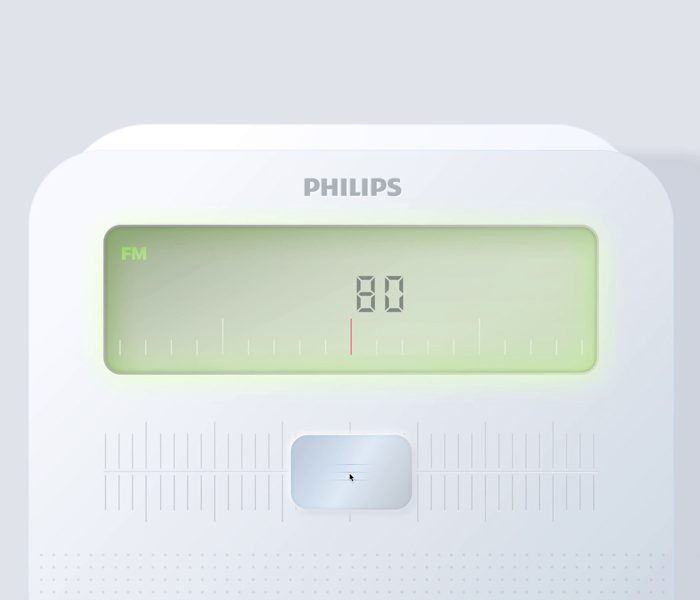 Philips Radio Illustration