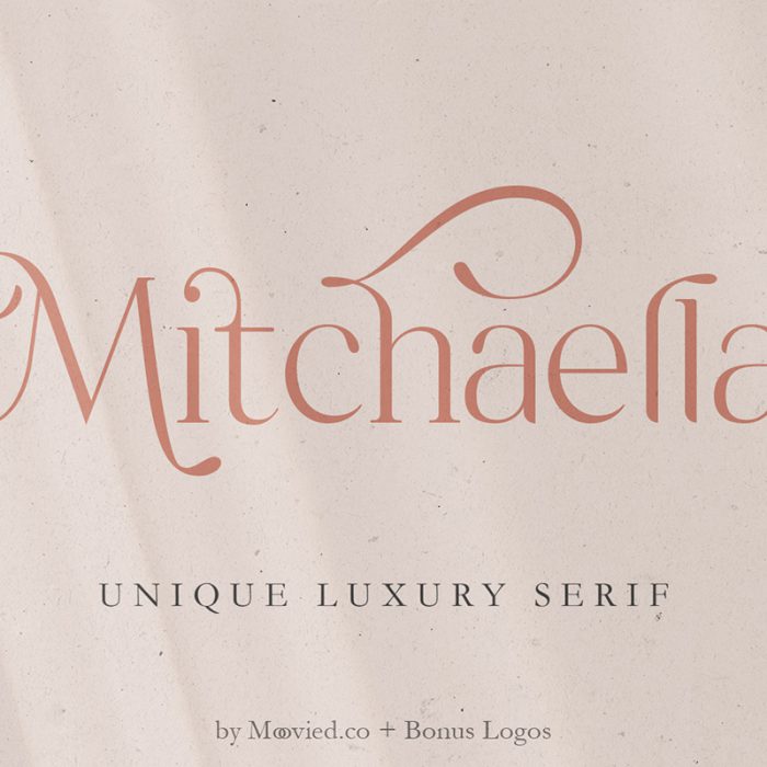 Mitchaella: A Luxury Serif Font