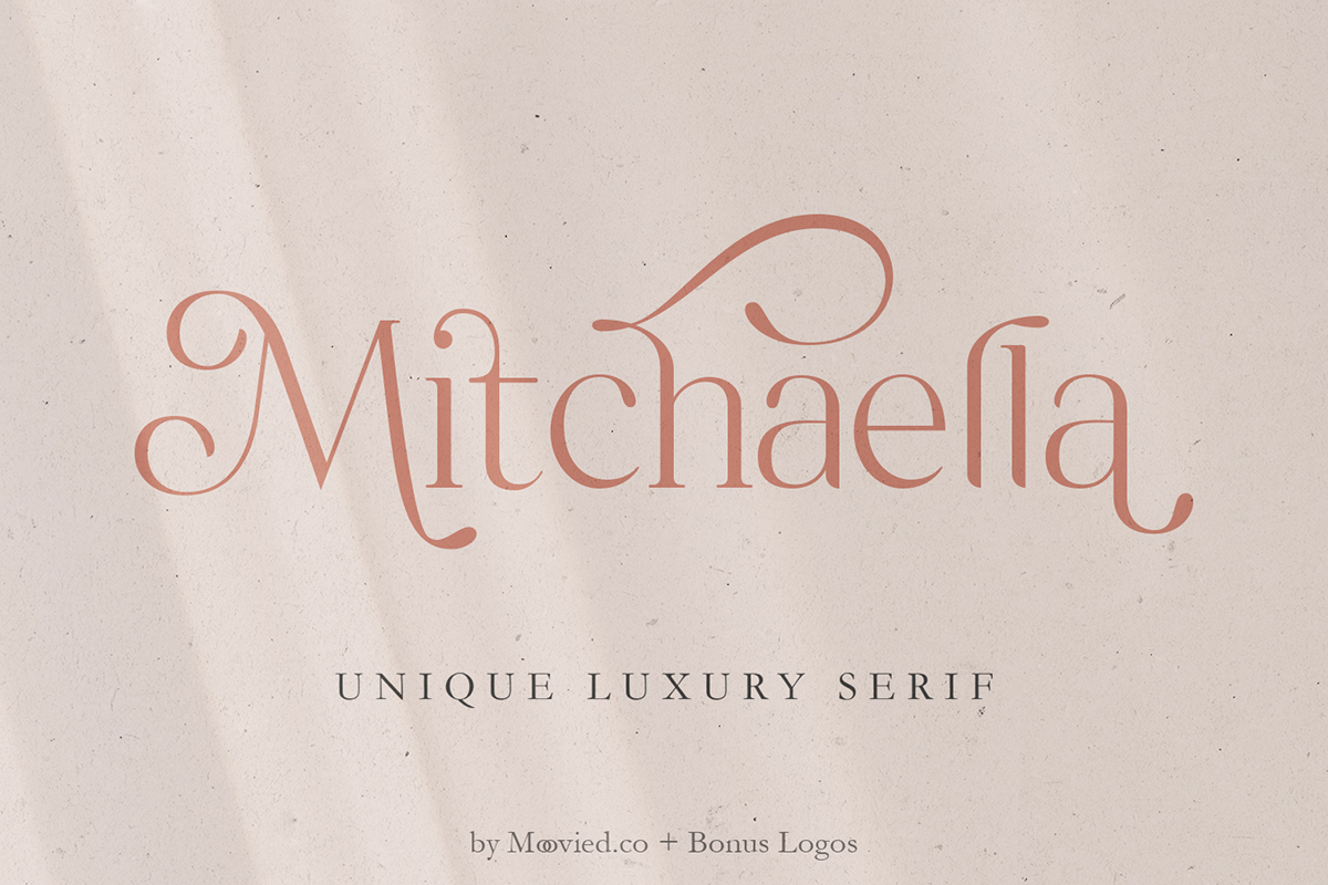 Mitchaella: A Luxury Serif Font