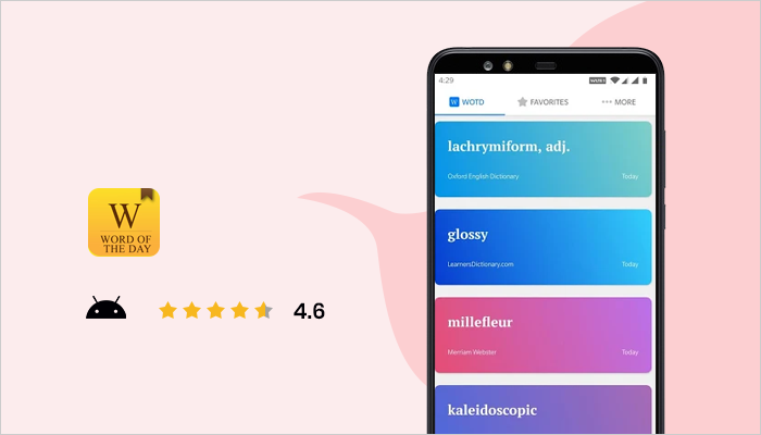 best word of the day app 2020