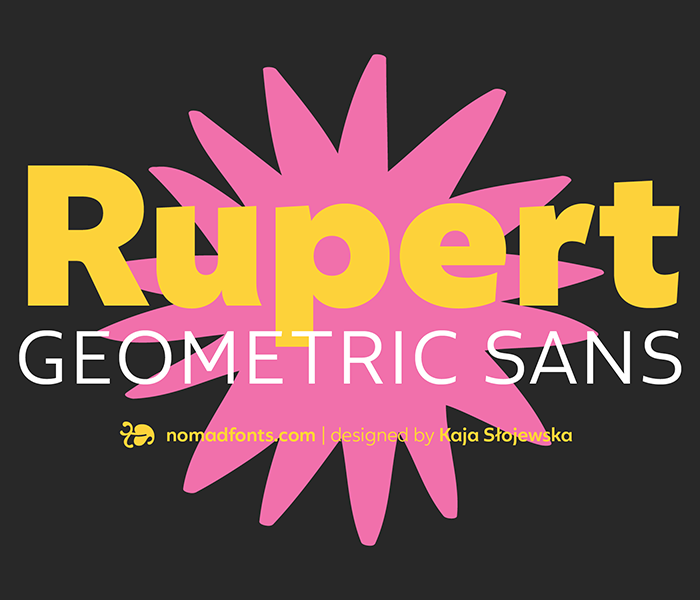 Rupert – Geometric Sans
