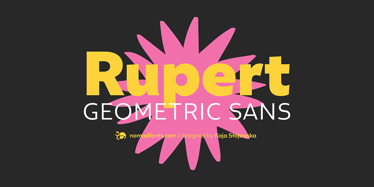 Rupert – Geometric Sans