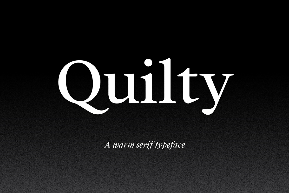 Quilty Serif Extra Bold